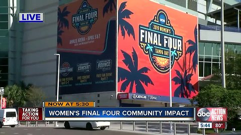 Women's Final Four community impact in Tampa