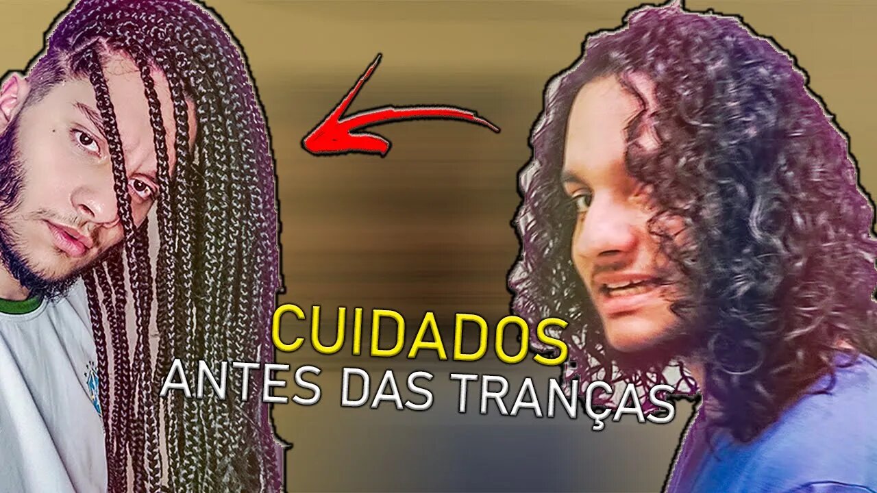 CUIDADOS COM CABELO🚿ANTES DE FAZER TRANÇAS BOX BRAIDS💇‍♂️