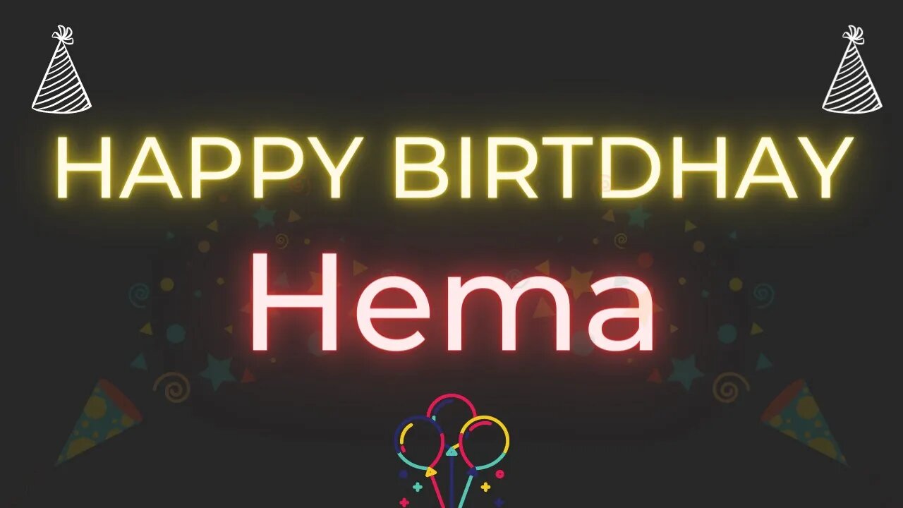 Happy Birthday to Hema - Birthday Wish From Birthday Bash