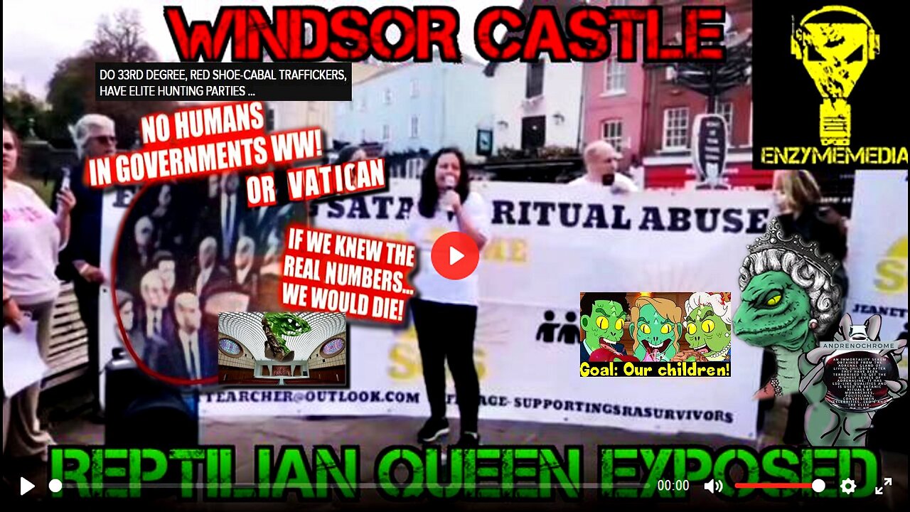 JEANETTE ARCHER EXPOSING THE REPTILIAN QUEEN'S SATANIC RITUAL ABUSE AT WINDSOR CASTLE!!!