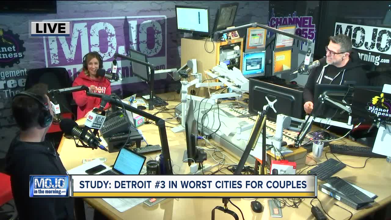 Mojo in the Morning: Detroit one of the worst cities for couples