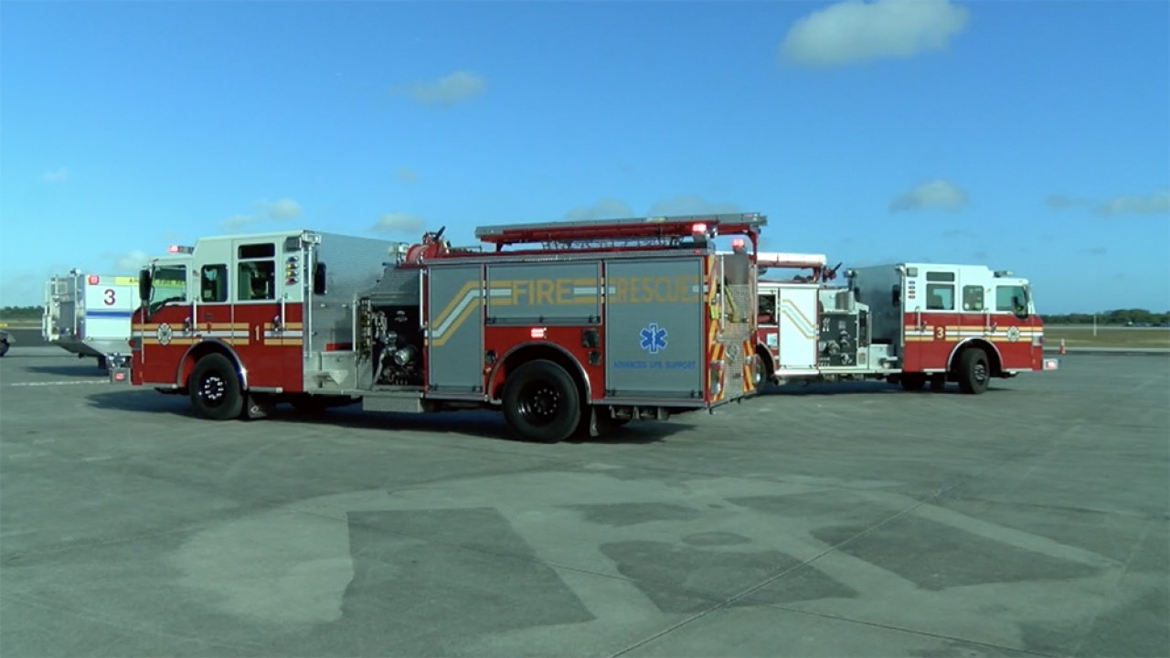 First responders train during disaster drill at Vero Beach Airport