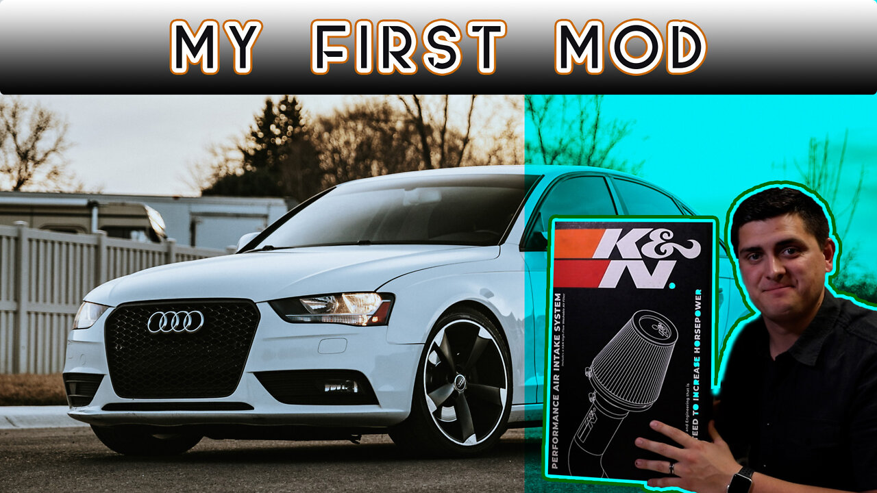 My first mod for the Audi A4! K&N Intake Review