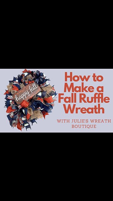 How to Make a Fall Wreath | Fall Trends | Fall Decor Ideas | Julie’s Wreath Boutique #shorts