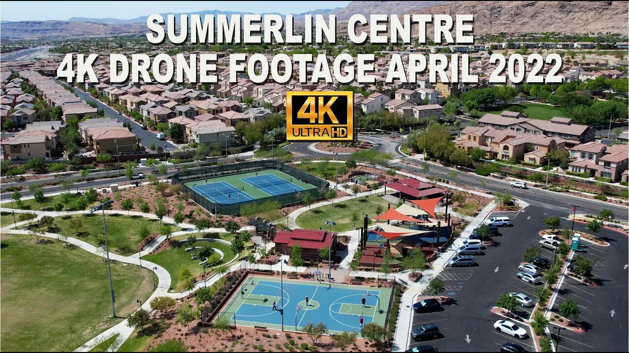 Summerlin Centre 4K Drone Footage April 2022