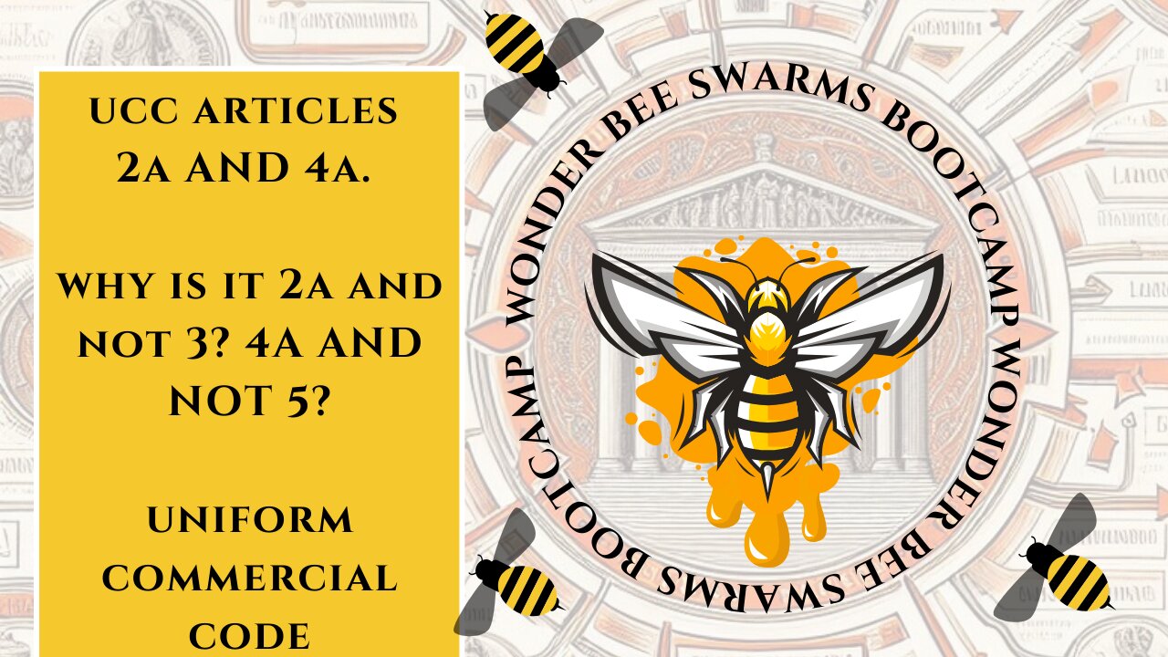 UCC ARTICLES 2A AND 4A. WHY 2A AND NOT 3? 4A AND NOT 5? UNIFORM COMMERCIAL CODE GEMS.