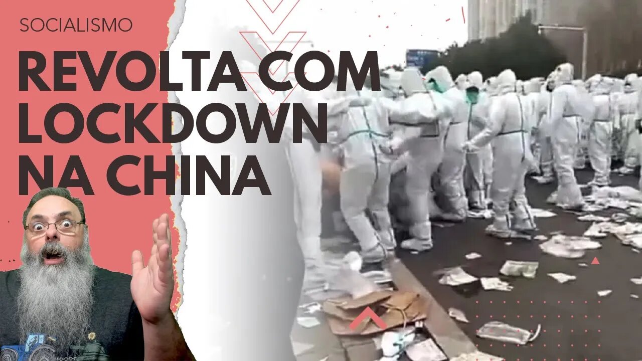 CHINESES PROTESTAM contra novos LOCKDOWN na FÁBRICA da FOXCONN e em VÁRIAS CIDADES CHINESAS