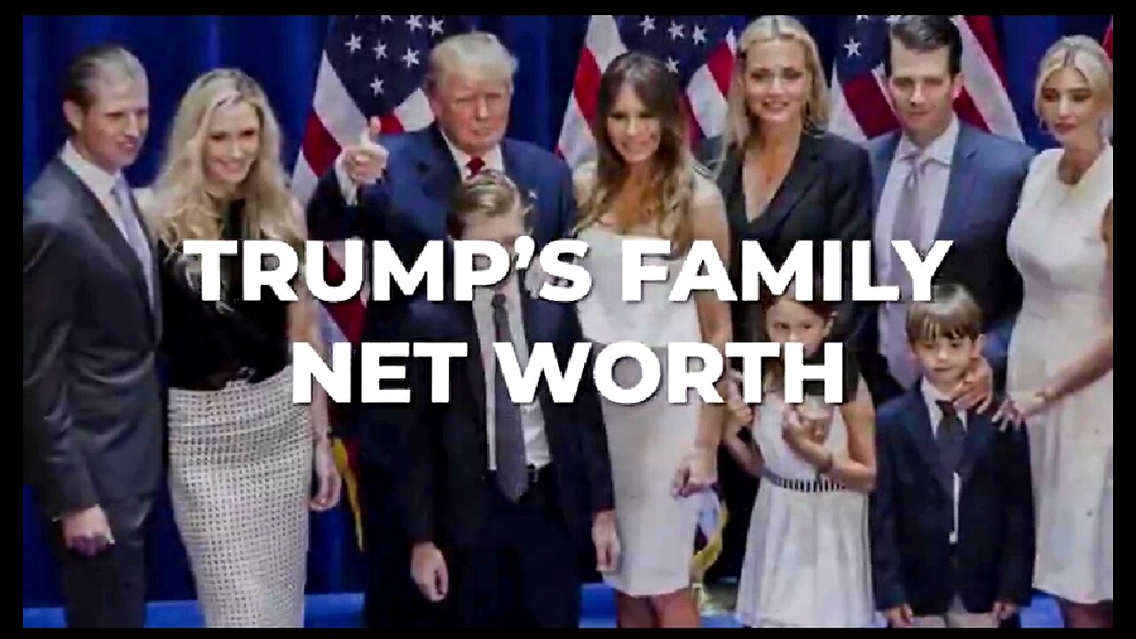 ZIONIST FREEMASON DONALD TRUMP'S FAMILY IS RICHER THAN YOU THINK! THE LOVE OF MONEY... ⚔️