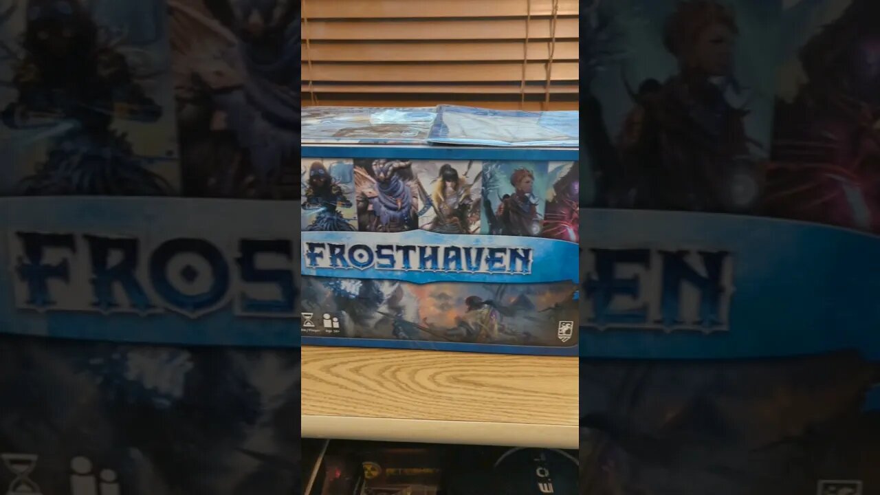 1-minute unboxing: Frosthaven #unboxing #boardgames #kickstarter