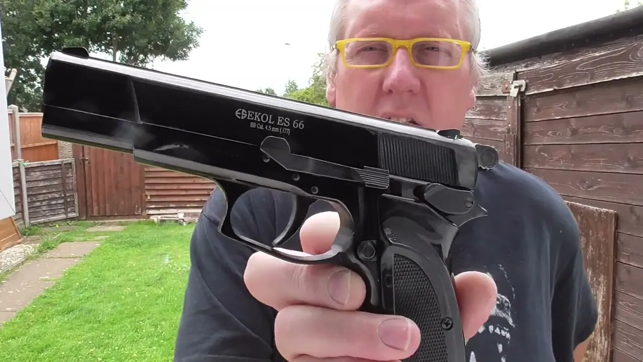 EKOL ES66 CO2 BB PISTOL OUTDOOR SHOOTING REVIEW 23/07/2023