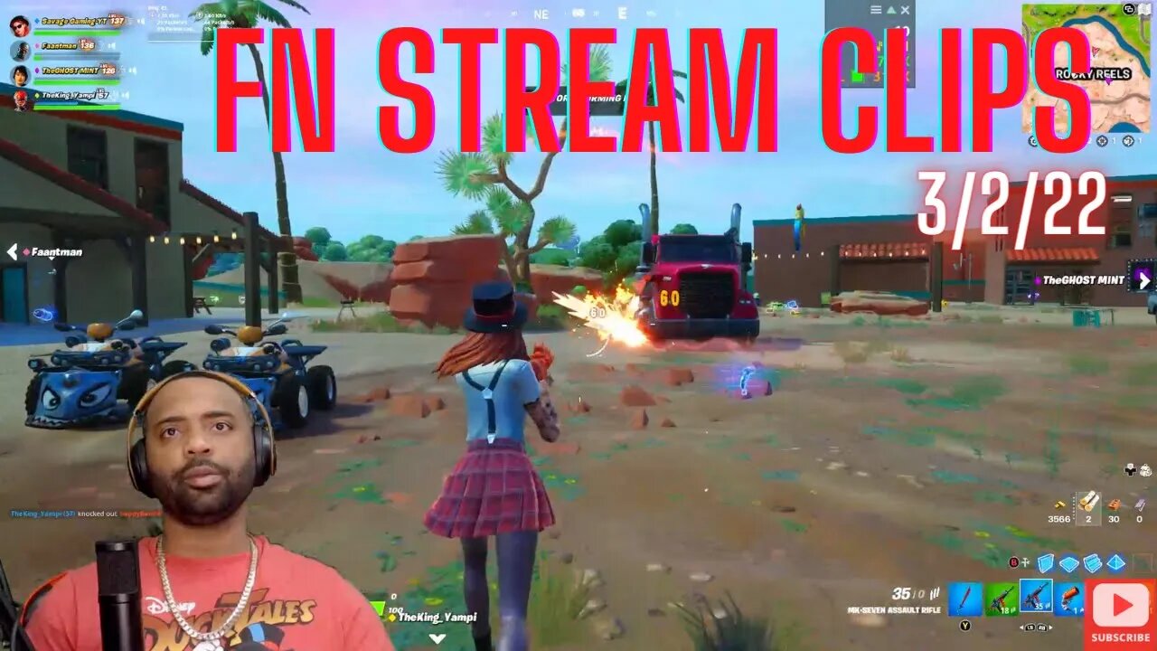 SAVAGE GAMING-YT [LIVE] FORTNITE Stream Clips 3/3/22