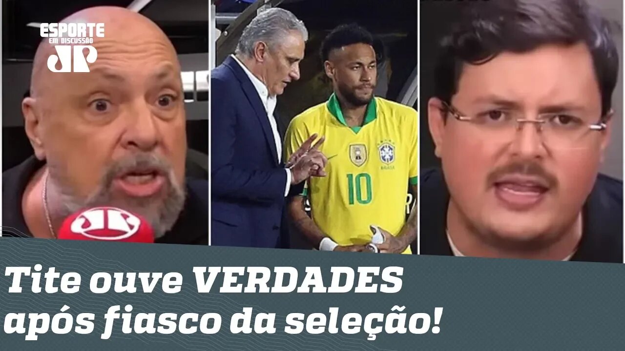 Culpa do gramado? Tite ouve VERDADES após FIASCO da Seleção para o Peru!