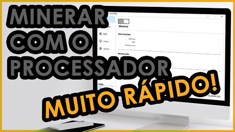 Como minerar usando com CPU facilmente - XMRig com interface