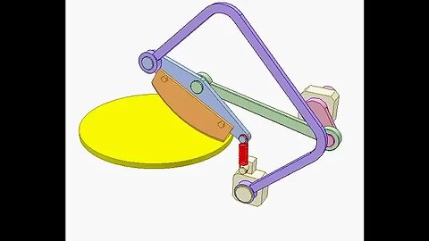 2669 Mechanism of cam's planar motion 2