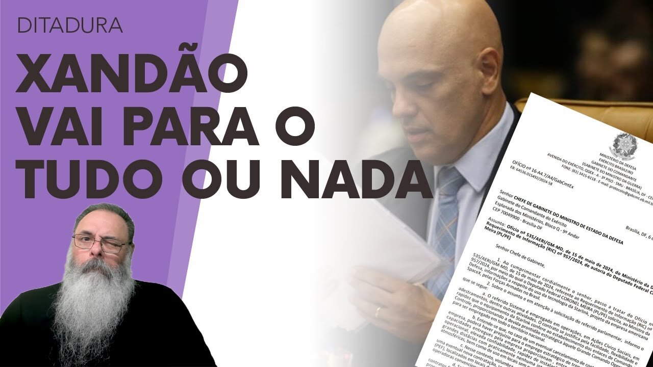 XANDÃO COBRA FAVORES de BRASÍLIA, LULA e GLOBO saem em SEU SOCORRO, mas OPÇÕES negociadas ACABARAM