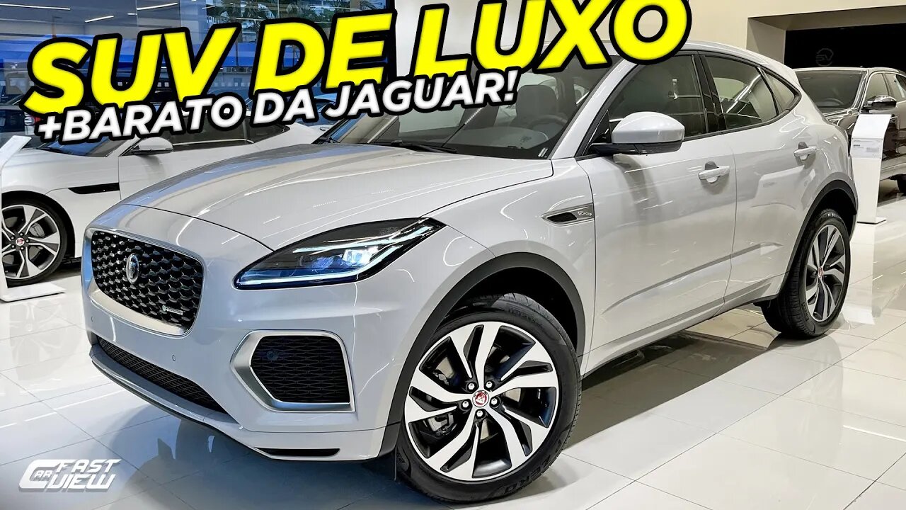 NOVO JAGUAR E-PACE R-DYNAMIC P250 SE 2022 SUV MAIS BARATO DA JAGUAR COM PEGADA ESPORTIVA!