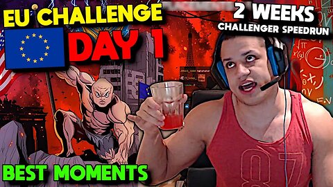 Tyler1 FIRST DAY in EUROPE - EU Challenge Highlights