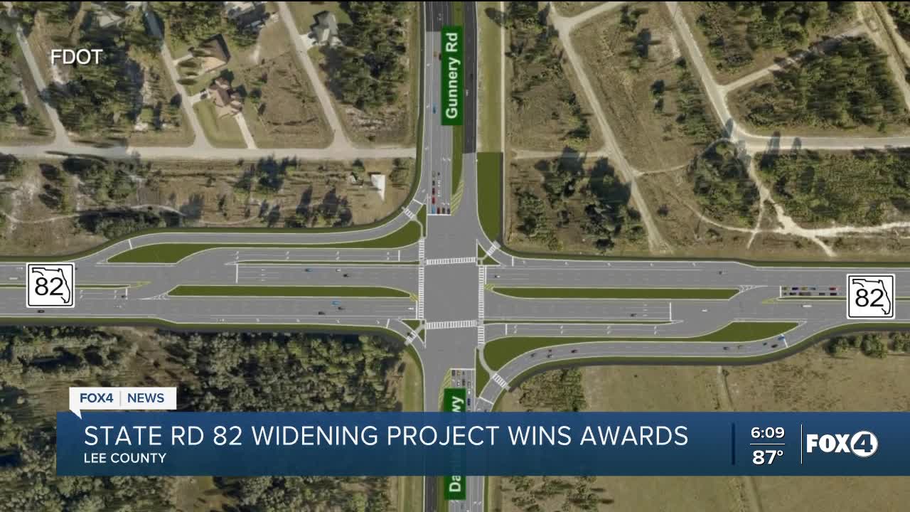 FDOT SR 82 widening project receives SASHTO award