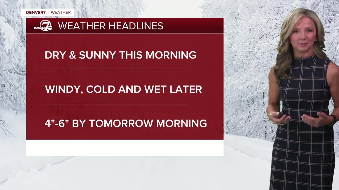 Monday 5:15 a.m. forecast