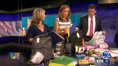 Denver7 anchors put their backpack packing skills to the test