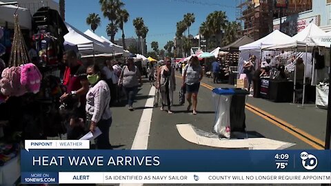 Heat wave sets in over San Diego County