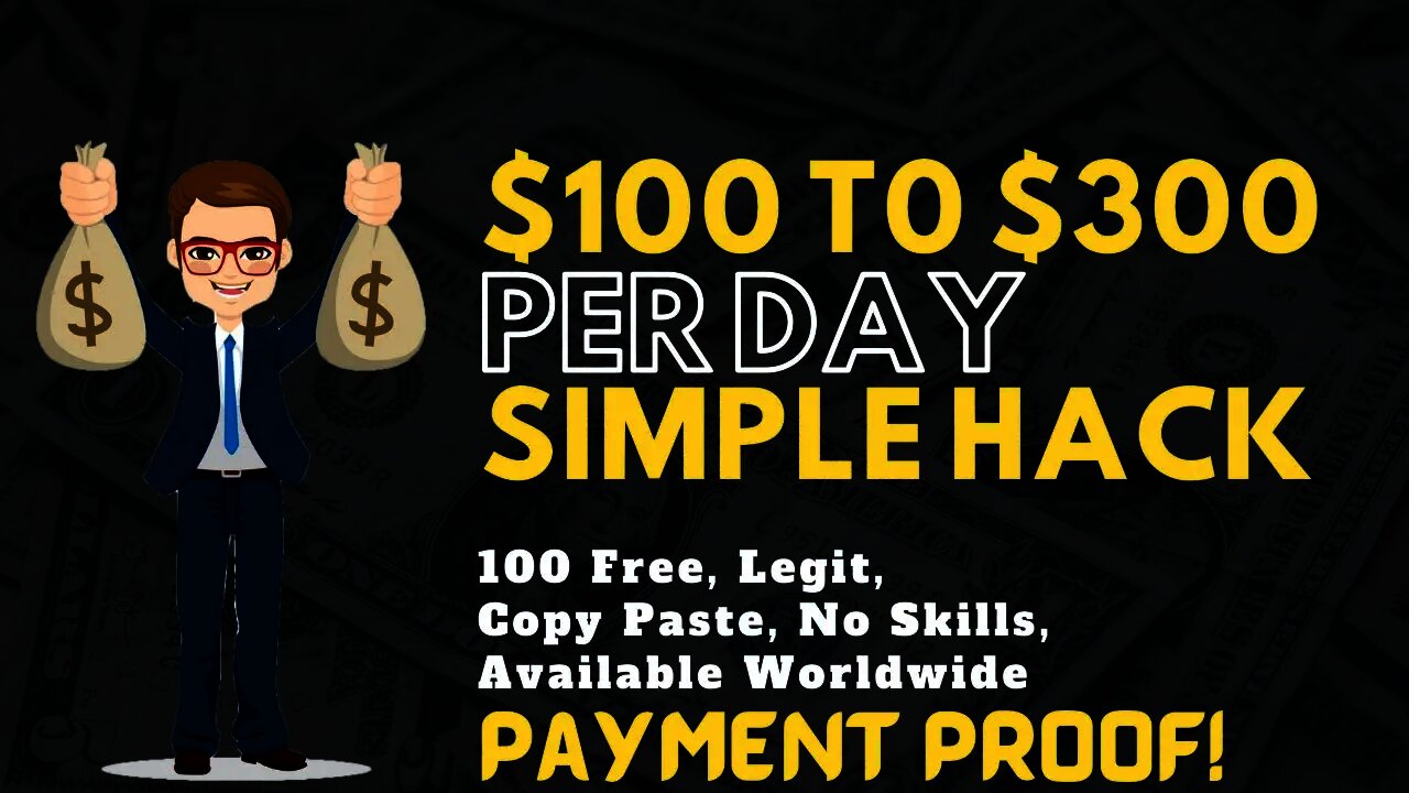 Make $100 - $300 A Day Using This Simple Hack, Earn Money Using Phone, FREE