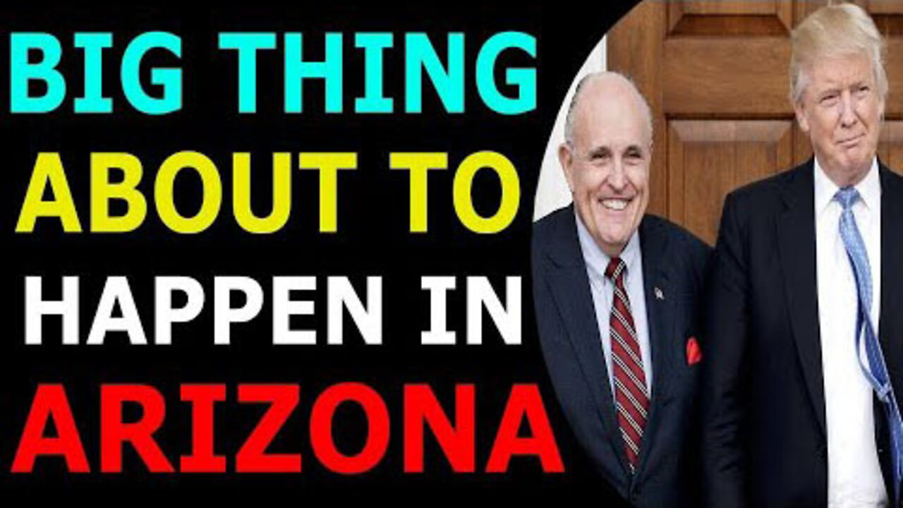 BIG THINGS ARE ABOUT TO HAPPENED IN ARIZONA