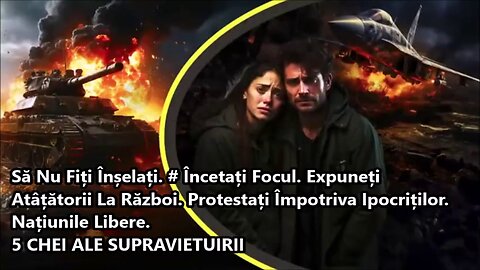 (dublat voce) Să Nu Fiți Înșelați # Încetați Focul. Expuneți Atâtătorii la Război.