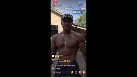 PERCY KEITH SPREADING MOTIVATION ON TIKTOK LIVE