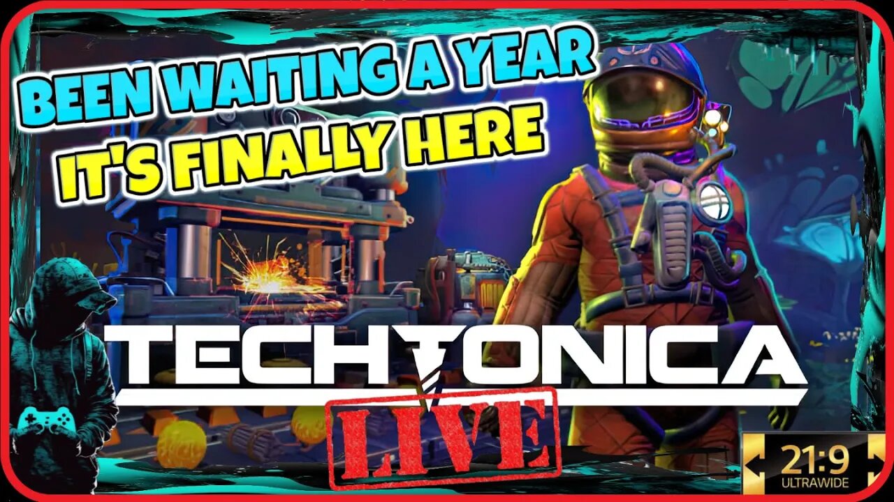 Underground Factory Builder w/ Neon Lights! 🏭 Techtonica