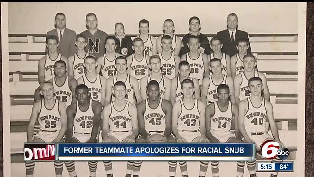 Former teammate apologizes for racial snub more than 50 years later