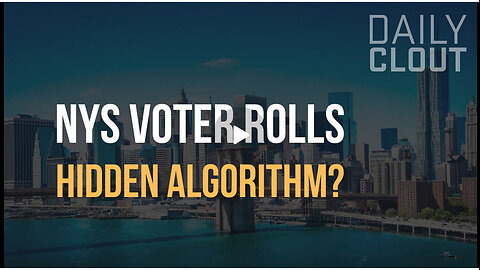 Is An Algorithm Hidden in the NYS Voter Rolls?