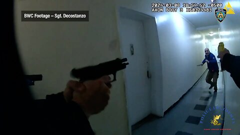 Bodycam show NYPD Officers shoot a stabbing suspect after he rushed at them with a knife
