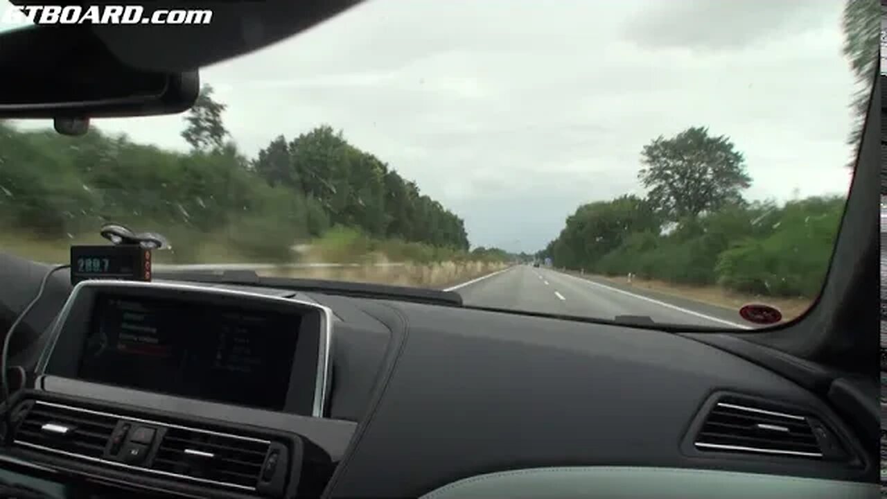 Autobahn BMW M6 Gran Coupe with 305 km/h limiter 100% stock. Let's go!