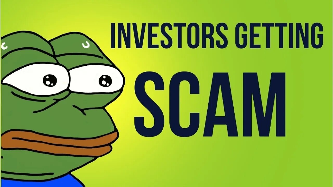 Pepe coin holders getting scam