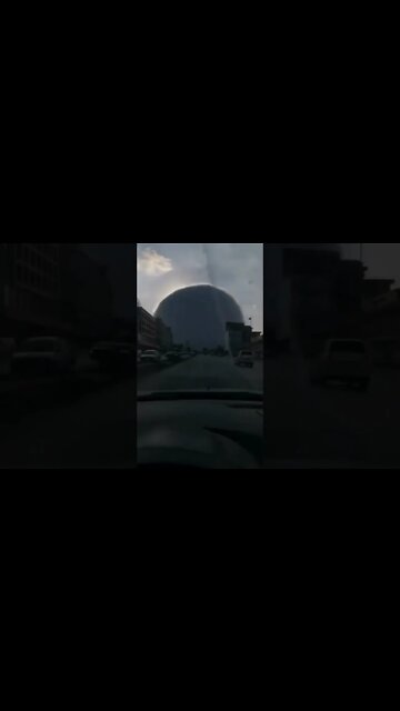 Explosion caught on camera #dashcam