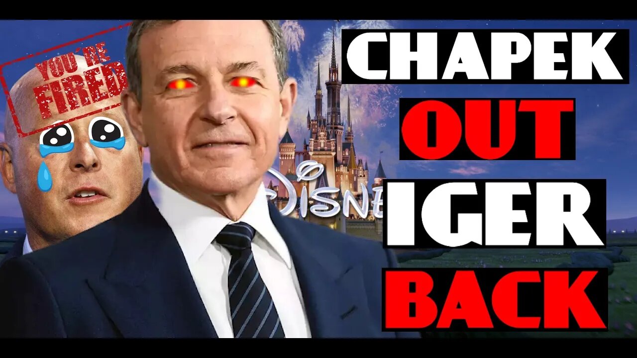 Disney fires Bob Chapec only to rehire Bob Iger