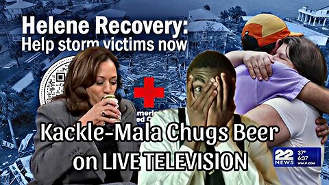 Kamala Harris CHUGS BEER On LIVE Televison & Ignores Hurricane Milton Victims On Call Her Daddy Podcast