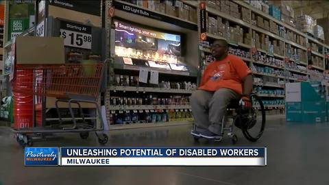 Local program helps man with cerebral palsy get job