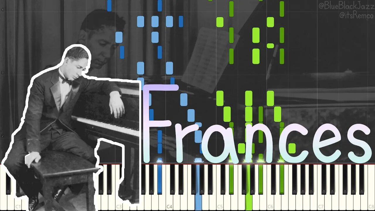 Jelly Roll Morton - Frances 1926 (Ragtime / Classic Jazz Piano Synthesia)