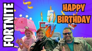 LIVE 🔴 FAMILY FORTNITE! HAPPY BIRTHDAY FORTNITE!