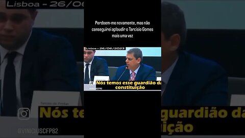 Perdoem-me novamente, mas não conseguirei aplaudir o Tarcisio Gomes mais uma vez