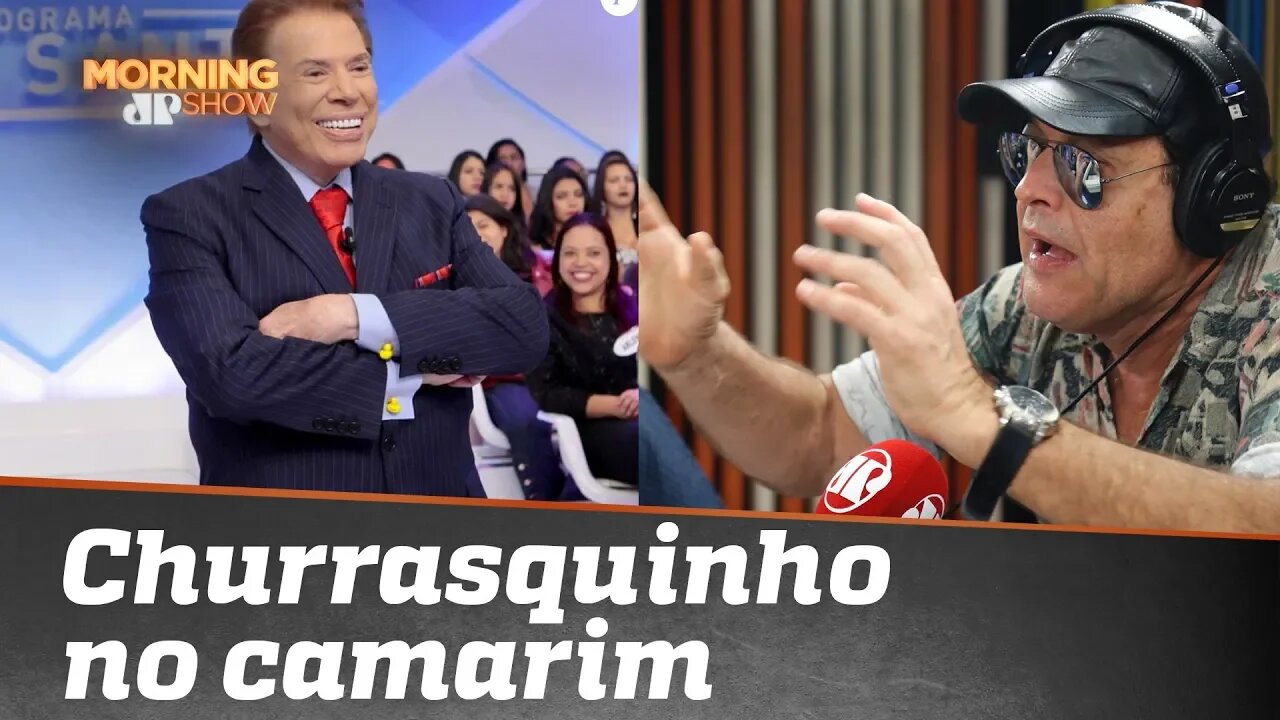 Silvio Santos fazia churrasquinho no camarim, revela Sérgio Malandro