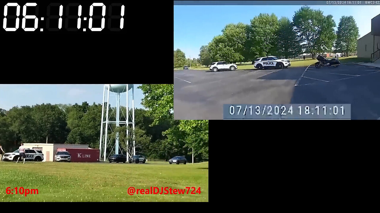 Audio Comparison: Early Silenced Shots(?) in Dayve Footage @6:11:00 NOT Present in 2h JW Dashcam