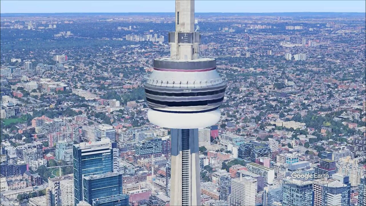 The CN Tower in Toronto, Ontario, Canada