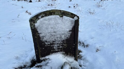 Covenanter’s Grave in the snow