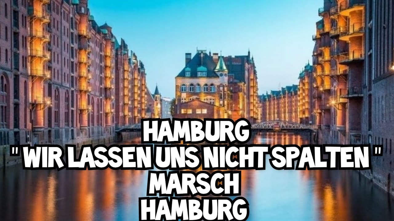 Hamburg " Wir lassen uns nicht spalten " Marsch 27.11.2021