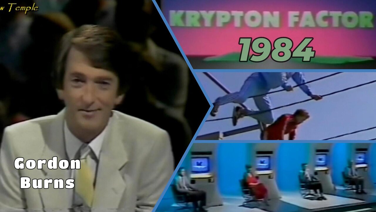 Gordon Burns | The Krypton Factor (1984) | David/Jenny/Pat/Colin | Full Episode | UK Game Shows