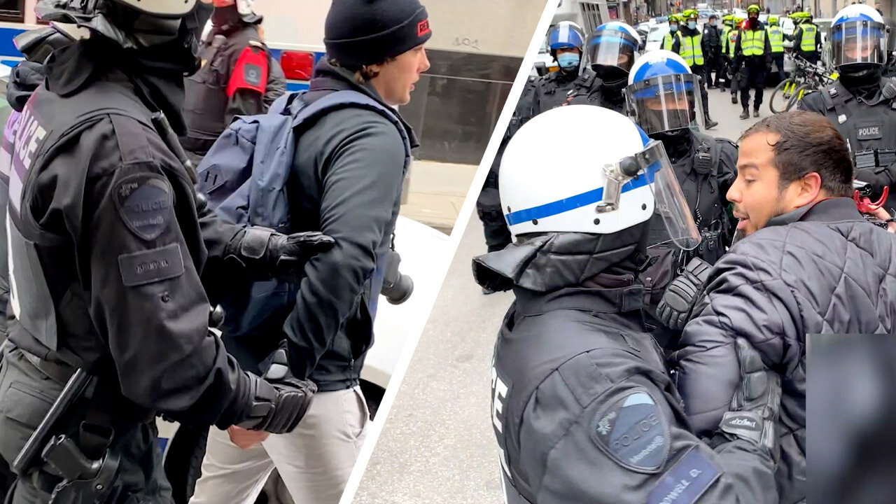 TEASER: Rebels arrested covering lockdown protest in Montreal