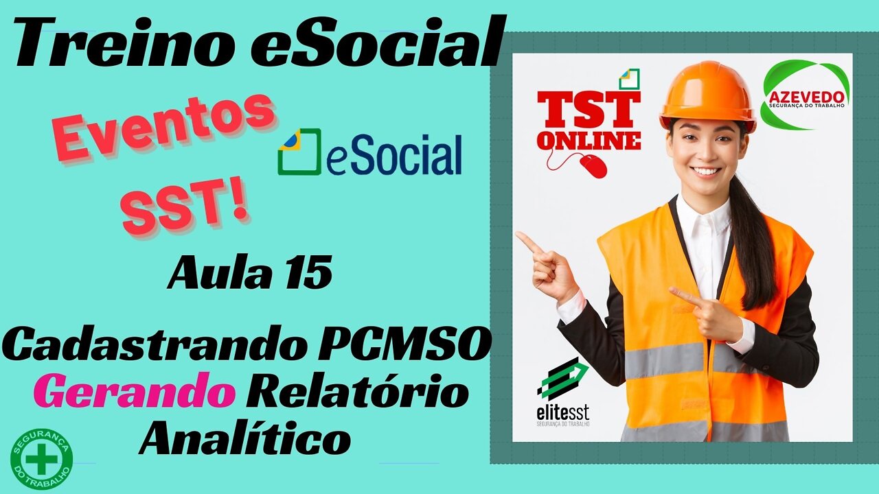 Aula 15 Cadastrando PCMSO e Gerando Relatório Analitico l Tstonline Sistemas Software SST